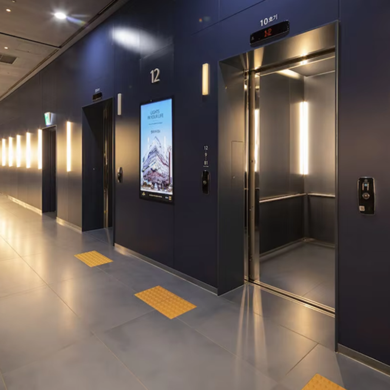 VTEP105 Ascenres 高級住宅用旅客エレベーター ギアレス AC サイレント効率的でスタイリッシュな PVC