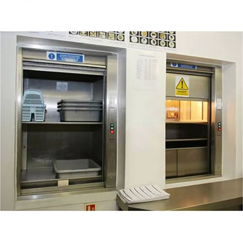 VTEF107 Ascenres Elevadores マイクロコンピューター制御パネル付き自動食品エレベーター