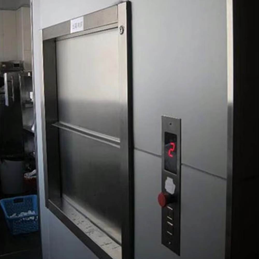 VTEF107 Ascenres Elevadores マイクロコンピューター制御パネル付き自動食品エレベーター