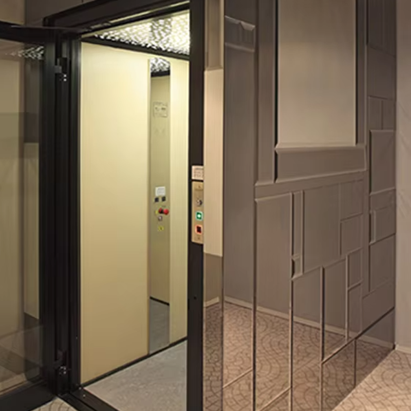 VTEV105 Ascenres Elevadores カスタマイズされたキャビン ヴィラ エレベーター室内装飾用