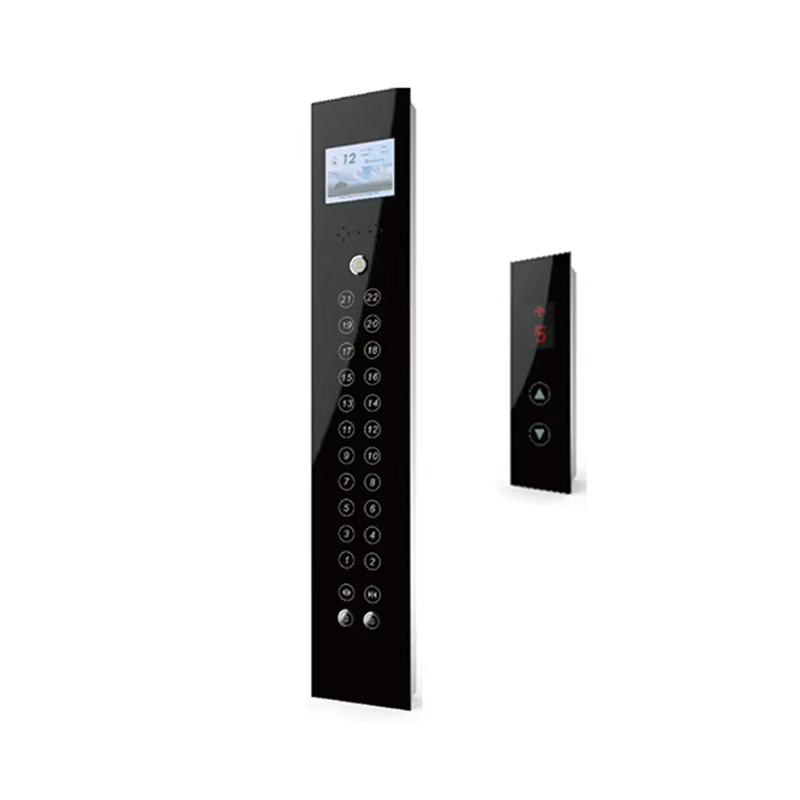 VTSP325 エレベーター コップ アンド ドロップ タッチ プッシュ ボタン パネル (LCD ディスプレイ付き)