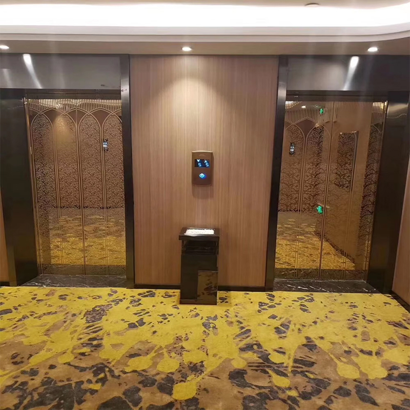VTEP118 Elevadores 高度な旅客エレベーター ギアレス AC PVC ステンレス鋼構造 ISO90001 認定スマート機能が向上