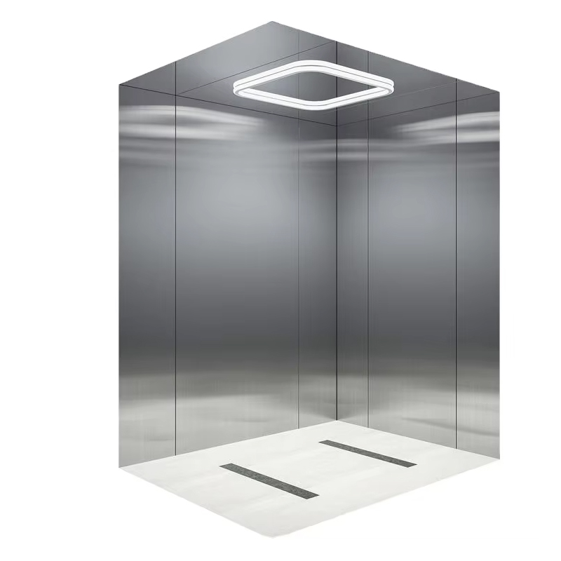 VTEP119 Ascenses の多階建ての建物のための旅客エレベーターのギアレス AC ISO9001 はステンレス鋼の容易な取付けを証明しました