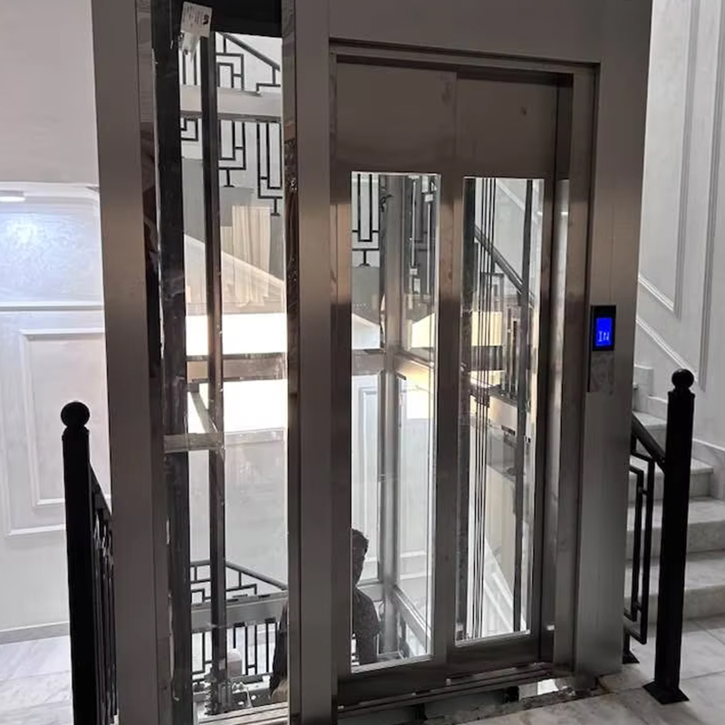 VTEP124 中国ブランド現代旅客エレベーター メーカー高性能リフト ホテル使用 PVC 床ステンレス鋼 AC ドライブ