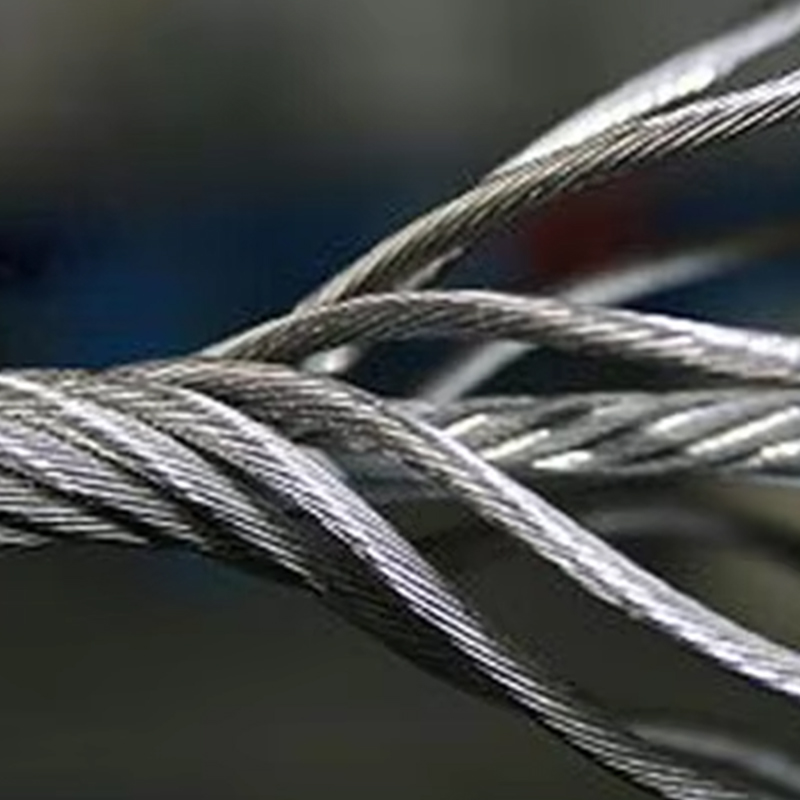 VTSP263 中国工場 11mm 高引張強さ耐熱ステンレス電流を通されたエレベーター鋼線ロープ