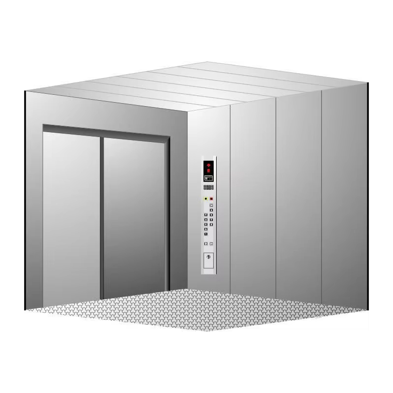 VTSP132 エレベーター部品住宅および商業プロジェクト用のモダンなデザインのステンレス鋼エレベーター キャビン カスタム サイズ