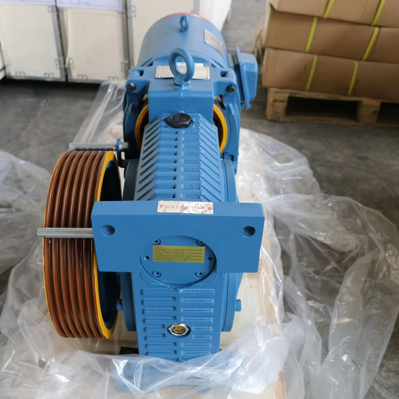 VTSP243 連動エレベーター牽引機械ステンレス鋼リフト 630KG_800KG_1000KG_YJ200A_8-13 人
