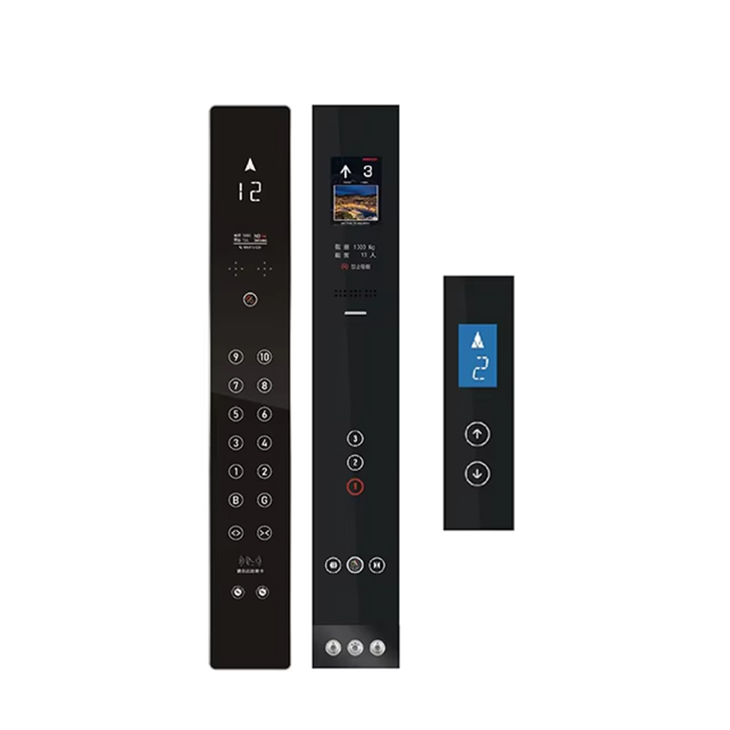 VTSP345 工場価格モダンなデザインのステンレス鋼エレベーター ドア パネル エレベーター ボタン壁に取り付けられた COP LOP