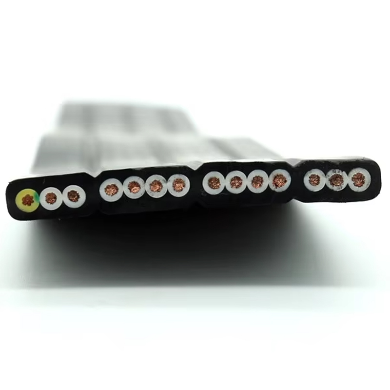 VTSP366 リフトの予備品エレベーター フラット ケーブル TVVB ステンレス鋼 0.5 0.75 平方ホテル アパートの使用