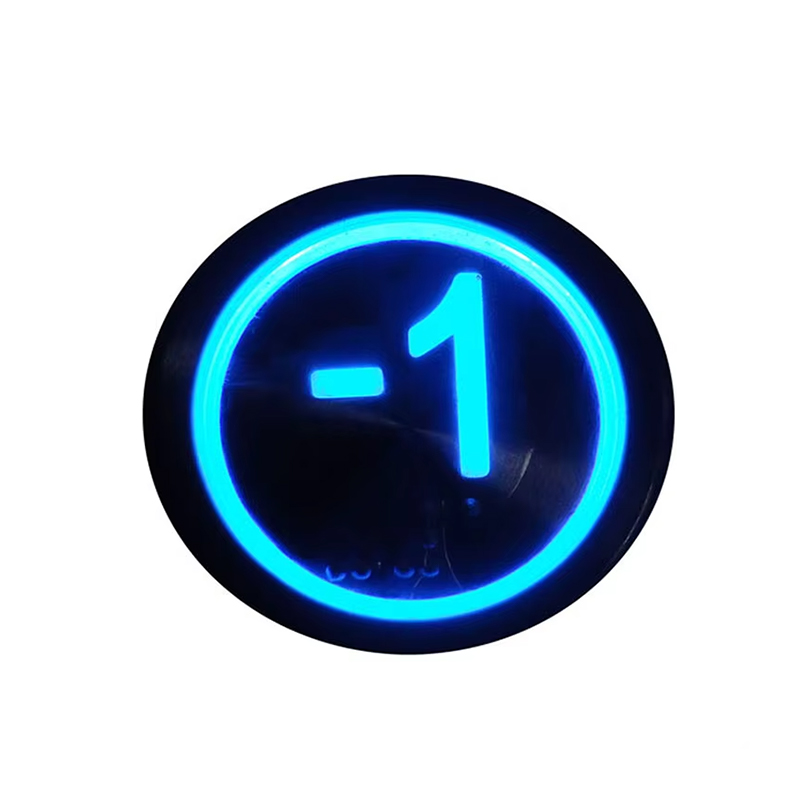 VTSP359 中国ホット販売 BST エレベーターリセット 22 ミリメートル黒プッシュ LED ステンレス鋼防水 ISO9001 認定 1 年保証モデル